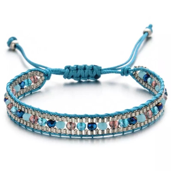 Jewelry - ⚡️2 for $15 Bohemian Weave Rope Crystal Bracelet